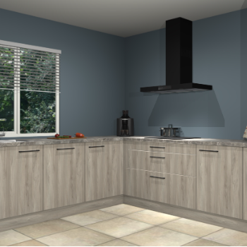 Vuren keuken Letland 32261