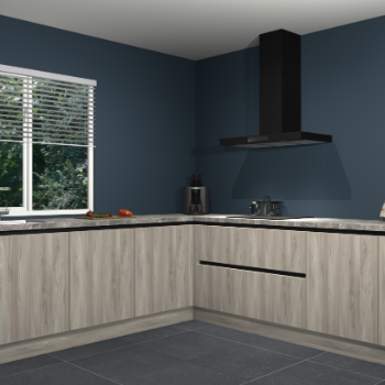 Vuren greeploze keuken Letland 32263