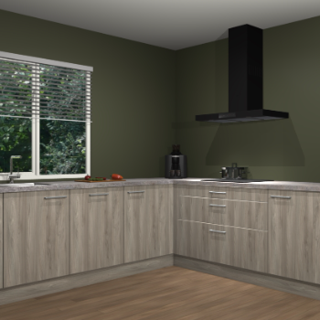 Vuren keuken Letland 32264