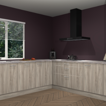 Vuren keuken Letland 32265