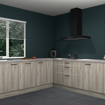 Vuren keuken Letland 32268