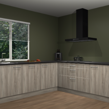 Vuren keuken Letland 32270