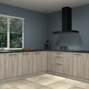 Vuren keuken Letland 32273