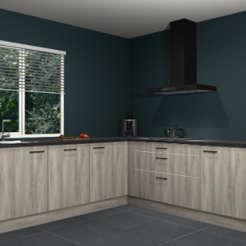 Vuren keuken Letland 32274