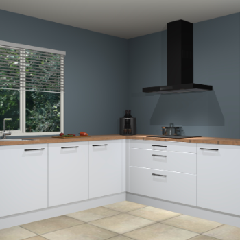 Sneeuwwitte keuken Letland 32619