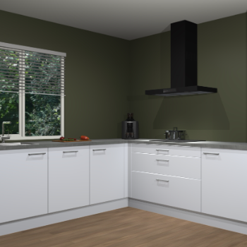 Sneeuwwitte keuken Letland 32622