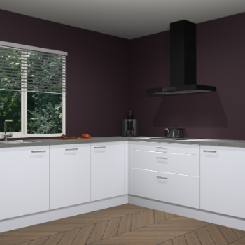 Sneeuwwitte keuken Letland 32623