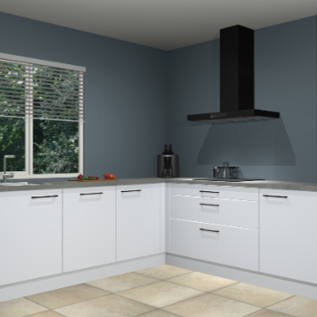 Sneeuwwitte keuken Letland 32625