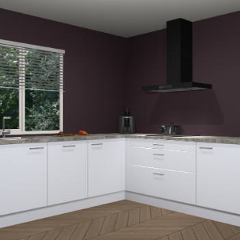 Sneeuwwitte keuken Letland 32635