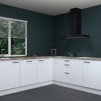 Sneeuwwitte keuken Letland 32638