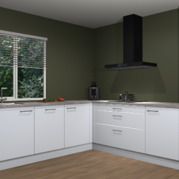 Sneeuwwitte keuken Letland 32640