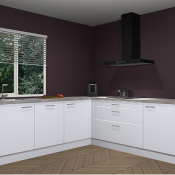 Sneeuwwitte keuken Letland 32641