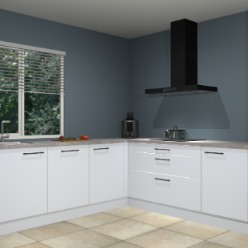 Sneeuwwitte keuken Letland 32643