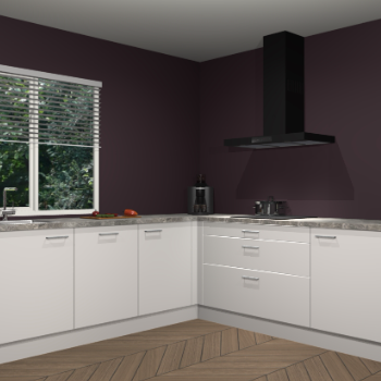 Zijdegrijze keuken Letland 32679