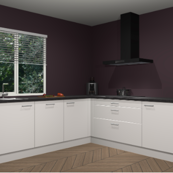 Zijdegrijze keuken Letland 32691