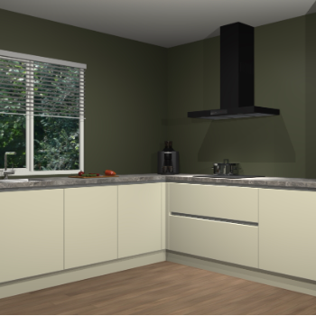 Magnolia greeploze keuken Letland 32770