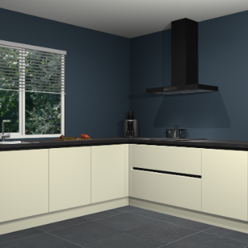 Magnolia greeploze keuken Letland 32784