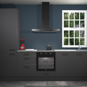 Onyxgrijze keuken Bangladesh 33490