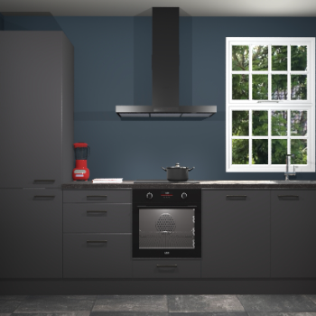 Onyxgrijze keuken Bangladesh 33496