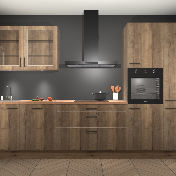 Chocolat Oak keuken Cairo 33074