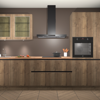 Chocolat Oak keuken Cairo 33075