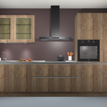 Chocolat Oak keuken Cairo 33083