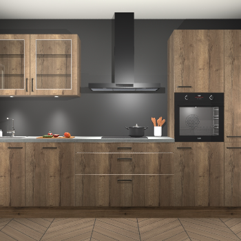 Chocolat Oak keuken Cairo 33085