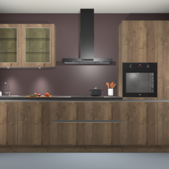 Chocolat Oak keuken Cairo 33089