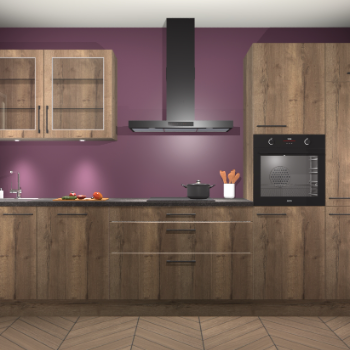 Chocolat Oak keuken Cairo 33090