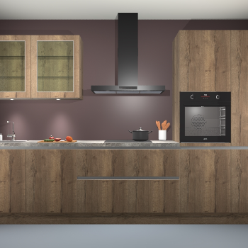 Chocolat Oak keuken Cairo 33095