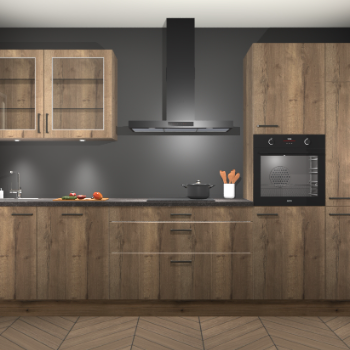 Chocolat Oak keuken Cairo 33097