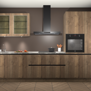 Chocolat Oak keuken Cairo 33098