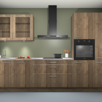 Chocolat Oak keuken Cairo 33099