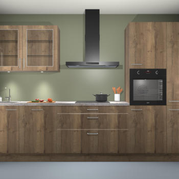 Chocolat Oak keuken Cairo 33100