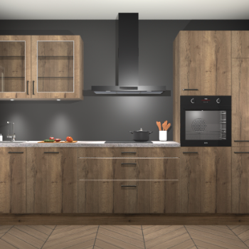 Chocolat Oak keuken Cairo 33103