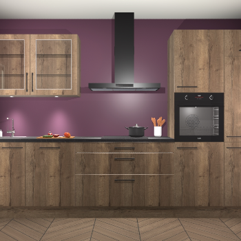 Chocolat Oak keuken Cairo 33108