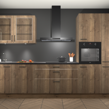 Chocolat Oak keuken Cairo 33109