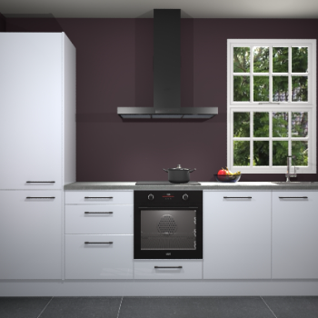 Sneeuwwitte hoogglans keuken Bangladesh 34161