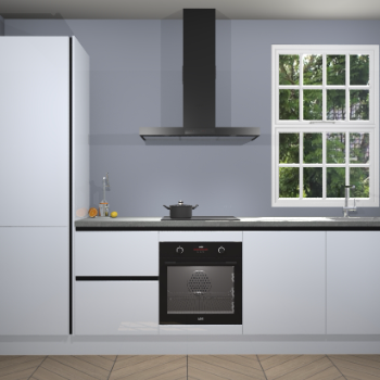 Sneeuwwitte hoogglans greeploze keuken Bangladesh 34163