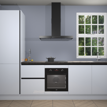 Sneeuwwitte hoogglans greeploze keuken Bangladesh 34169