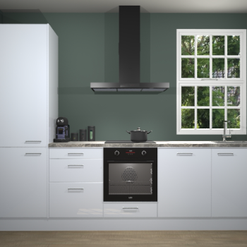 Sneeuwwitte hoogglans keuken Bangladesh 34171