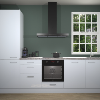 Sneeuwwitte hoogglans keuken Bangladesh 34177