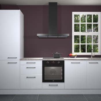 Sneeuwwitte hoogglans keuken Bangladesh 34179