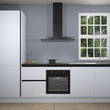 Sneeuwwitte hoogglans greeploze keuken Bangladesh 34187