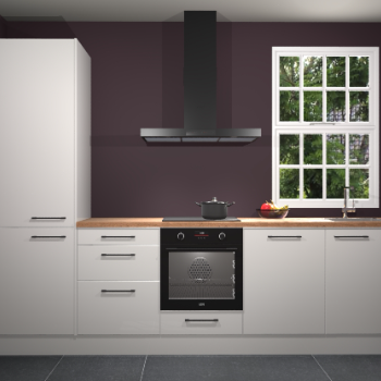 Zijdegrijze hoogglans keuken Bangladesh 34191