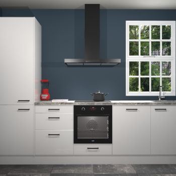 Zijdegrijze hoogglans keuken Bangladesh 34210