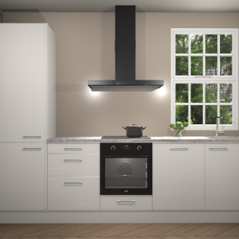 Zijdegrijze hoogglans keuken Bangladesh 34212