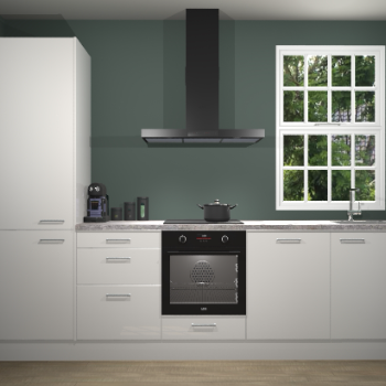 Zijdegrijze hoogglans keuken Bangladesh 34213