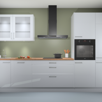 Sneeuwwit hoogglans keuken Cairo 33331
