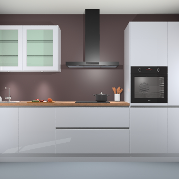 Sneeuwwit hoogglans keuken Cairo 33333